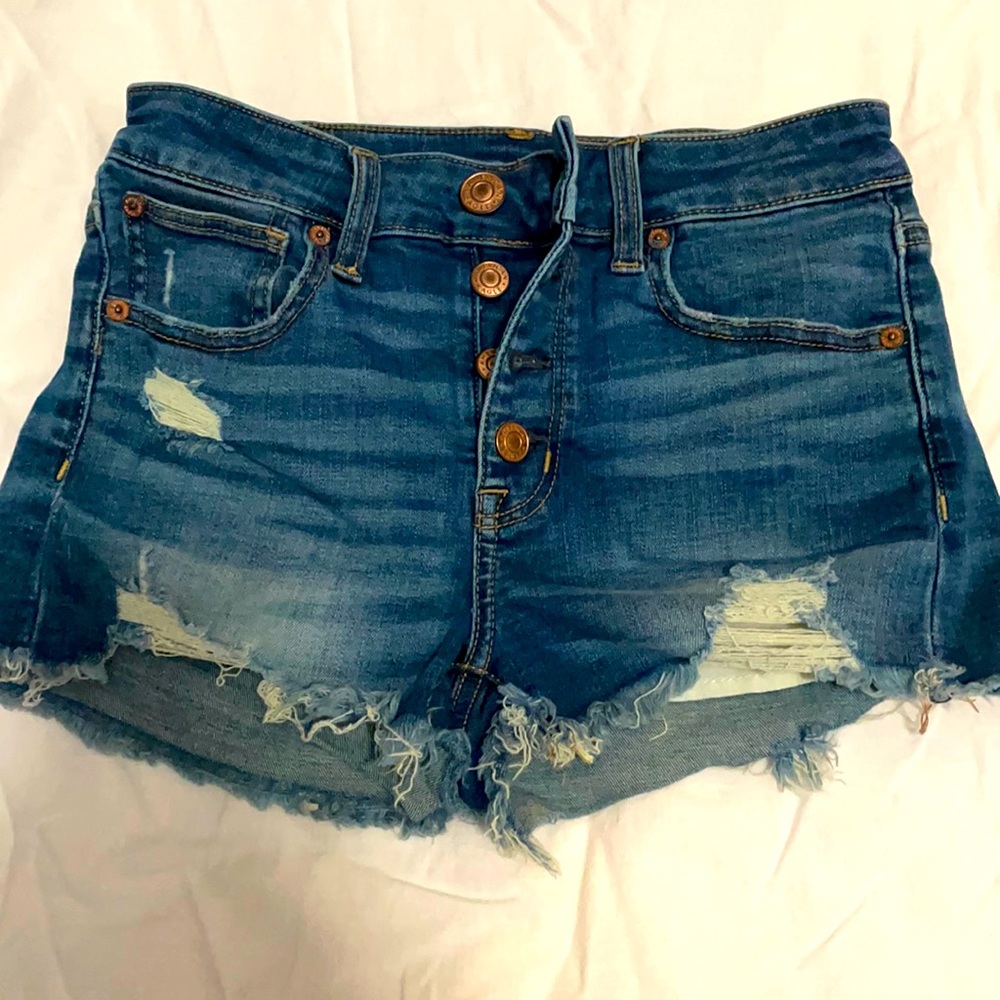 American Eagle button fly shorts